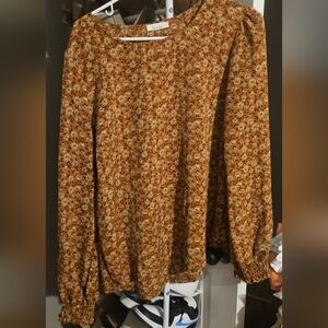 Floral Print Women's Top